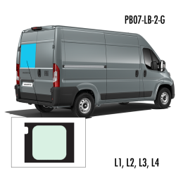 PB07-LB-2-G | Inbouwruit voor Citroen & Fiat & Opel & Peugeot & Ram | Camperglass