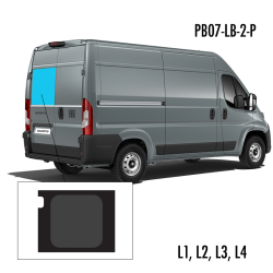 PB07-LB-2-P | Inbouwruit voor Citroen & Fiat & Opel & Peugeot & Ram | Camperglass