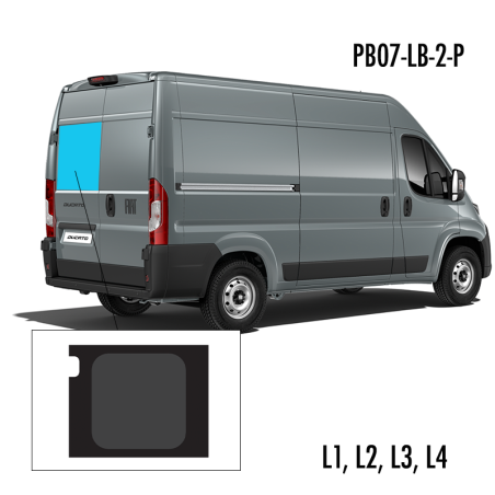 PB07-LB-2-P | Inbouwruit voor Citroen & Fiat & Opel & Peugeot & Ram | Camperglass