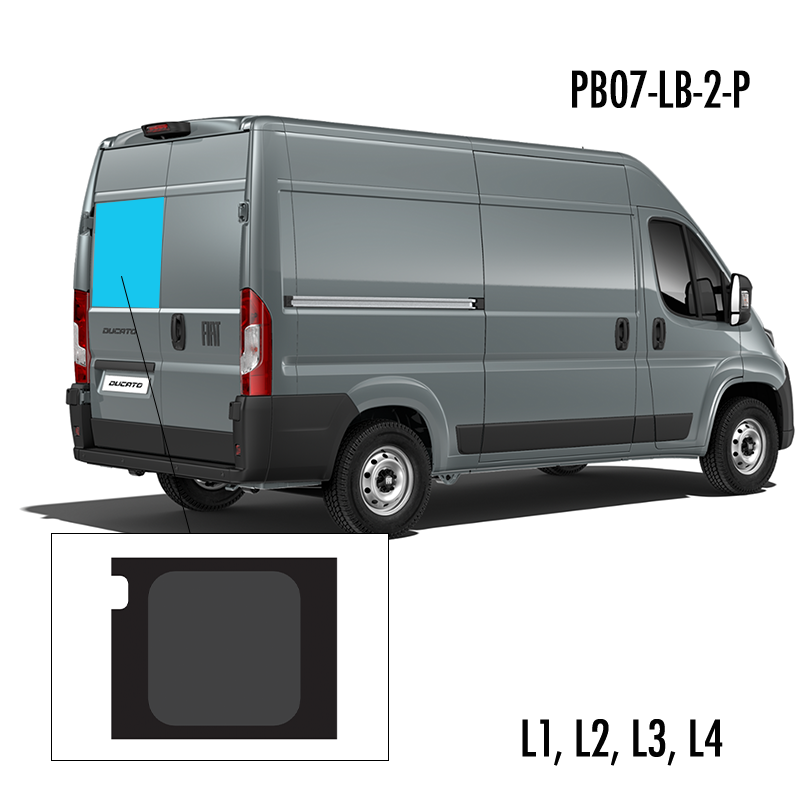 PB07-LB-2-P | Inbouwruit voor Citroen & Fiat & Opel & Peugeot & Ram | Camperglass