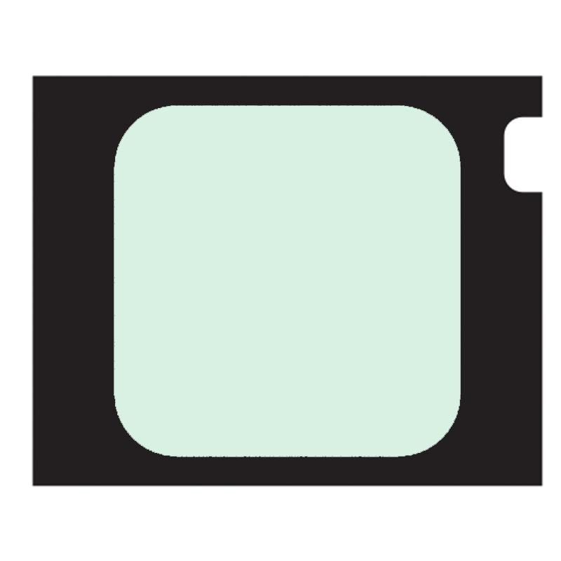 PB07-RB-2-G | Inbouwruit voor Citroen & Fiat & Opel & Peugeot & Ram | Camperglass