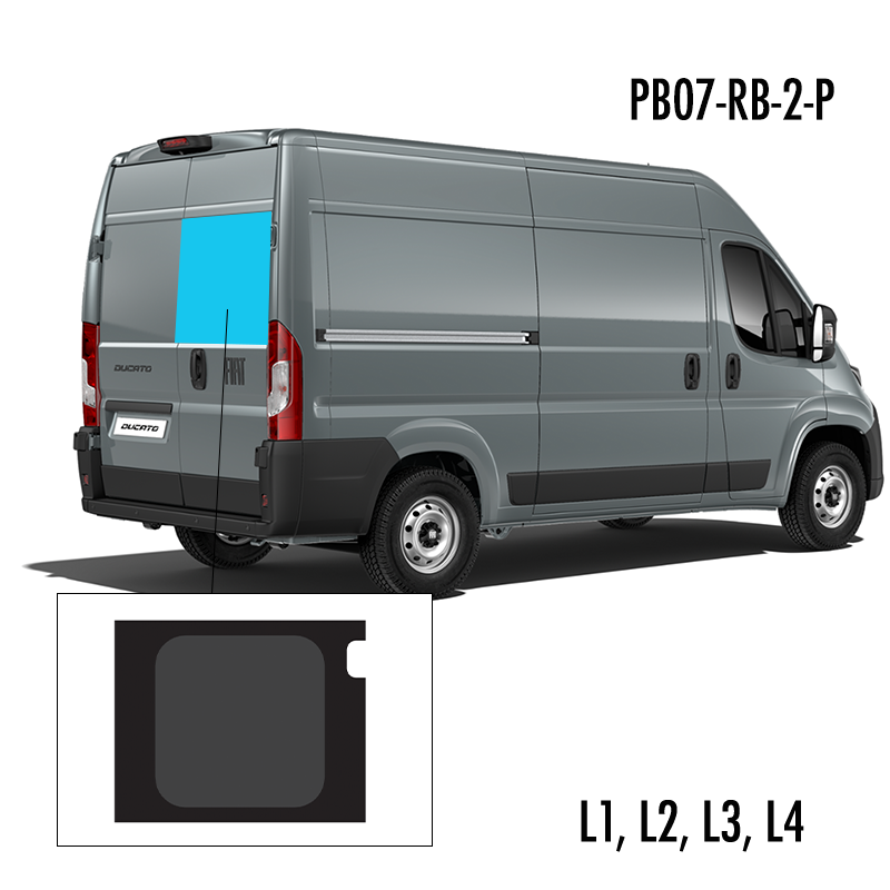 PB07-RB-2-P | Inbouwruit voor Citroen & Fiat & Opel & Peugeot & Ram | Camperglass