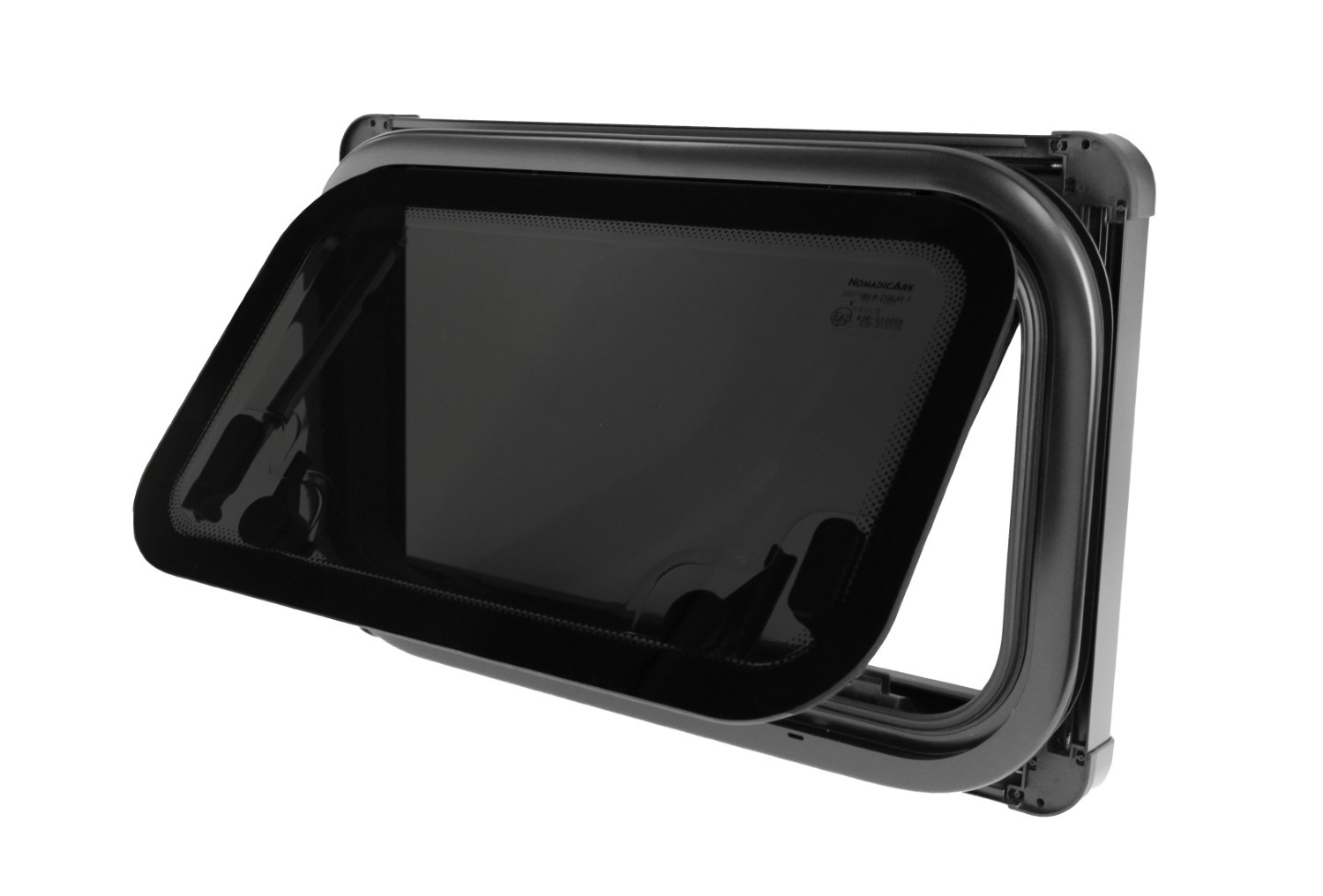 Universele klapruit 500mm (l) X 300mm (h) - Zwart Hor en verduistering