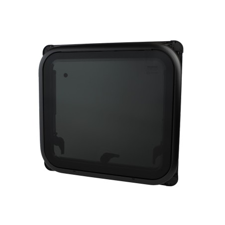 Universele klapruit 500mm (l) X 450mm (h) - Zwart Hor en verduistering