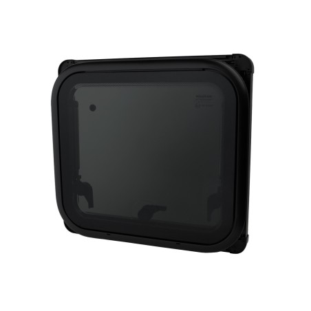 Universele klapruit 450mm (l) X 400mm (h) - Zwart Hor en verduistering