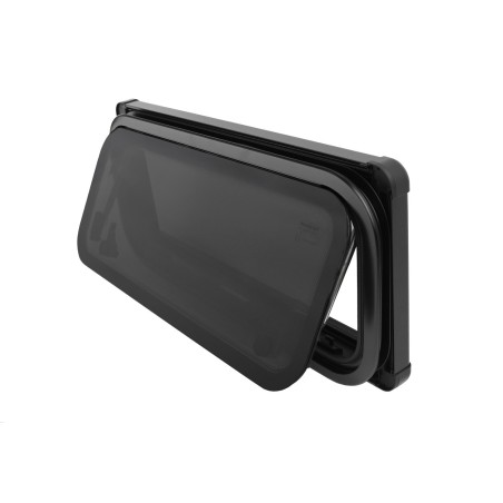 Universele klapruit 600mm (l) X 250mm (h) - Zwart Hor en verduistering