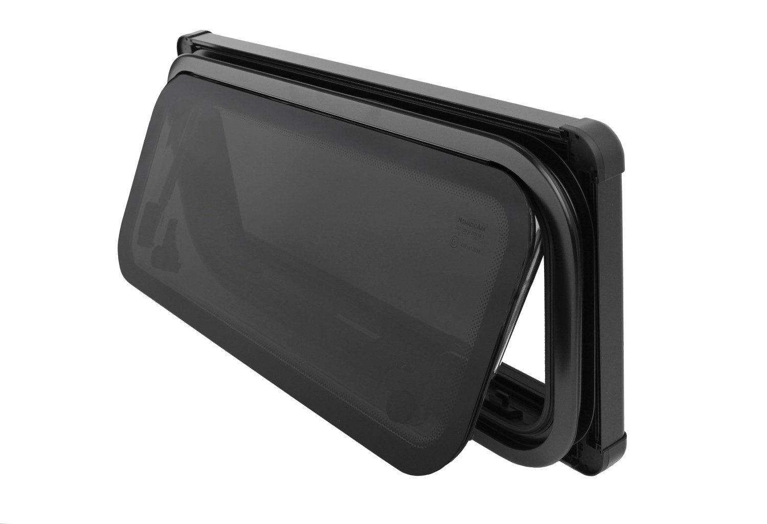 Universele klapruit 600mm (l) X 250mm (h) - Zwart Hor en verduistering