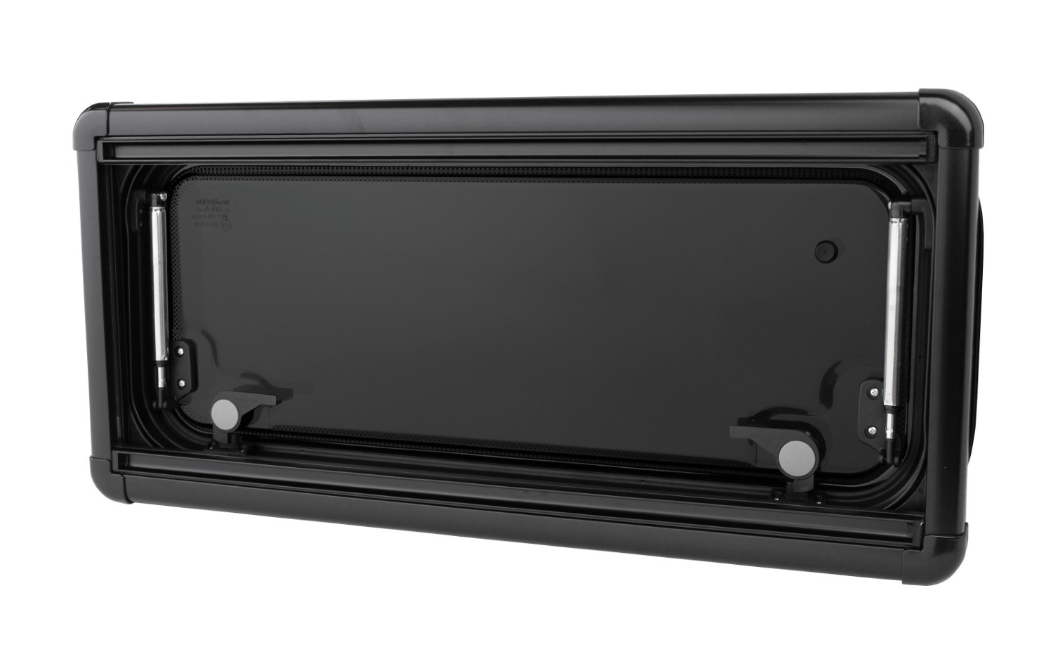 Universele klapruit 600mm (l) X 250mm (h) - Zwart Hor en verduistering